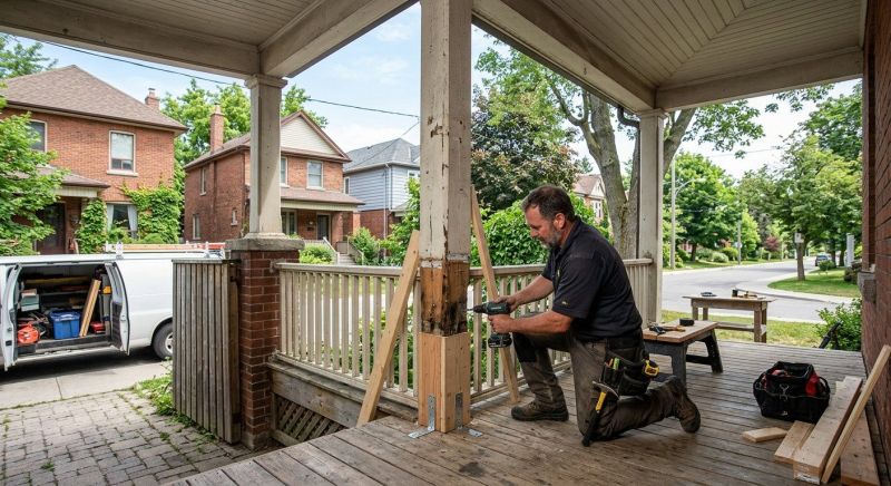 Terrace Railing Repair in Redmond, WA