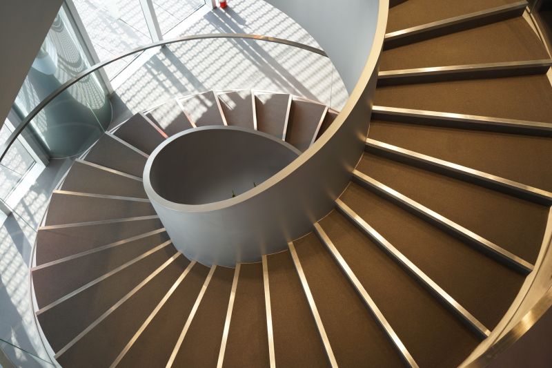 Curved Staircase Installation in Conroe, TX