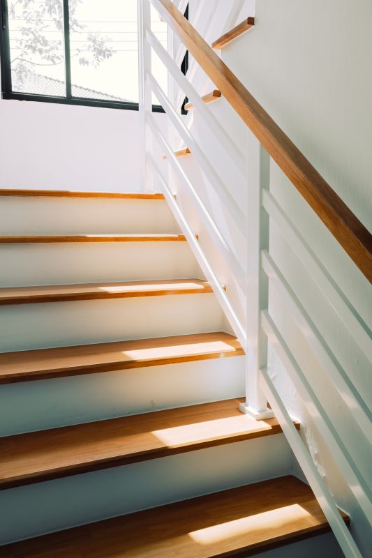 Curved Staircase Installation in Conroe, TX