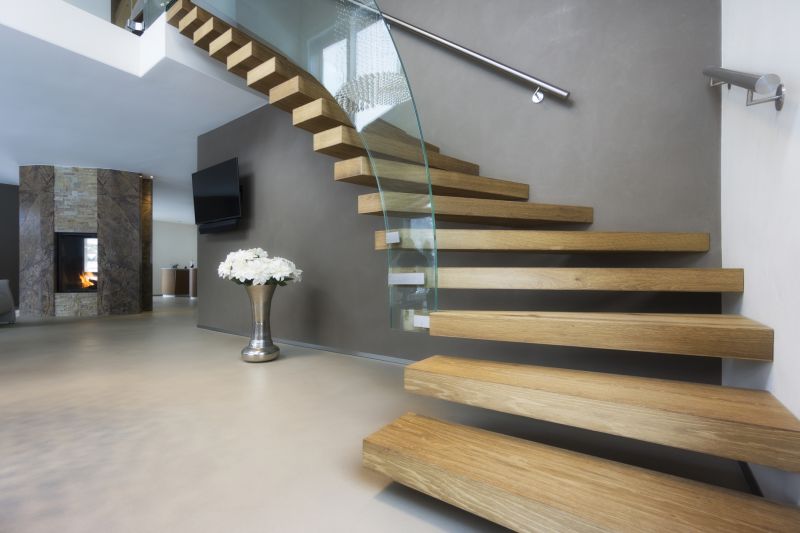 Curved Staircase Installation in Alpharetta, GA