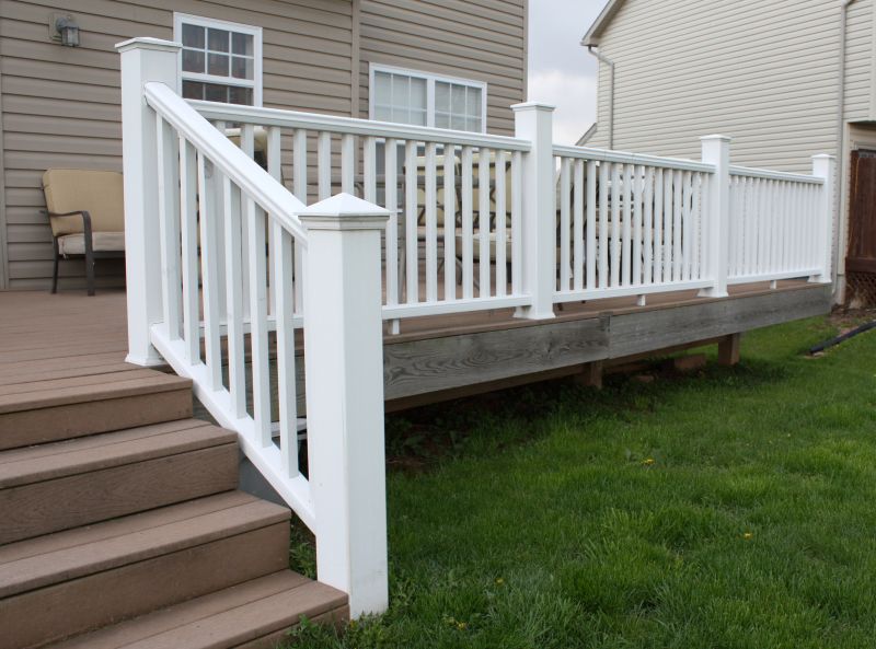 Patio Handrail Installation in Conroe, TX