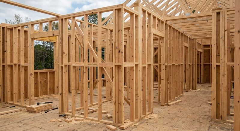 Timber Stud Framing in Wilmington, NC