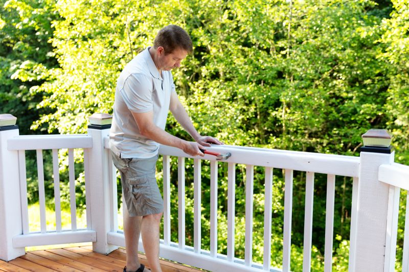 Wood Handrail Repair in Olathe, KS