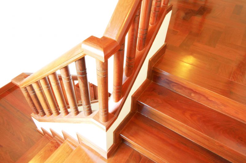 Wood Stair Railing Repair in Alpharetta, GA